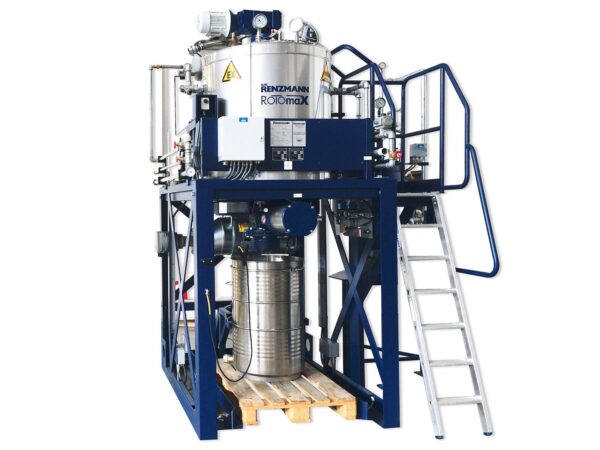 Solvent Recovery – Renzmann Distillation Unit Model ROTOmaX. For Large-size Solvent Generators