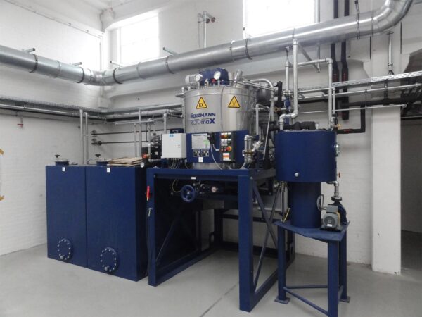 Solvent Recovery – Renzmann Distillation Unit Model ROTOmaX. For Large-size Solvent Generators